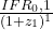 \frac{IFR_0,1}{(1+z_1)^1}