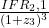 \frac{IFR_2,1}{(1+z_3)^3} 